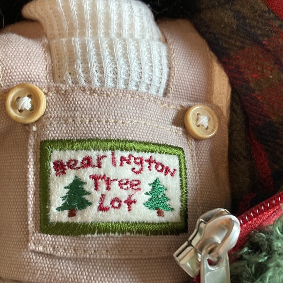 14” Plush “Fraser Fir” Black Bear #1574 Retired 2006 Bearington Christmas Tags - Picture 12 of 12